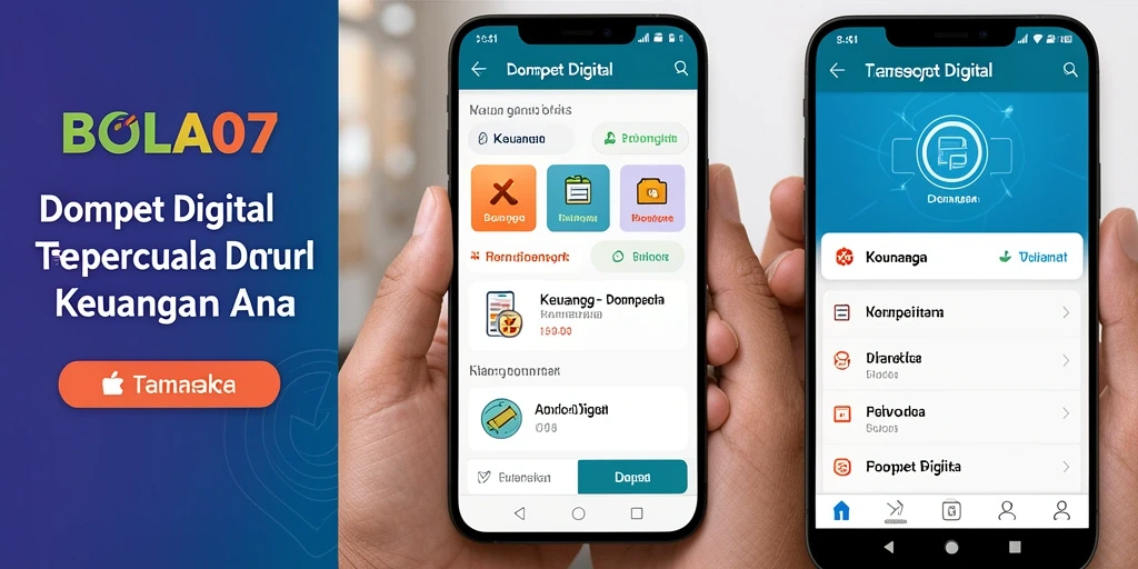 Antarmuka aplikasi BOLA07 yang intuitif dan modern.