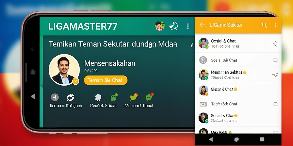 Antarmuka LIGAMASTER77 yang ramah pengguna untuk menemukan teman.
