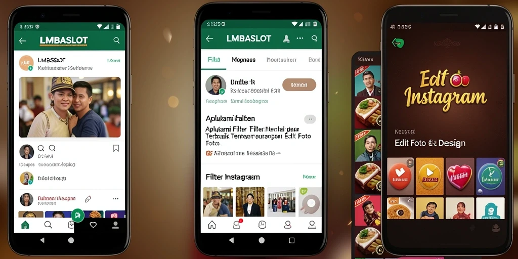 Antarmuka intuitif LMBASLOT untuk efek Filter Instagram.