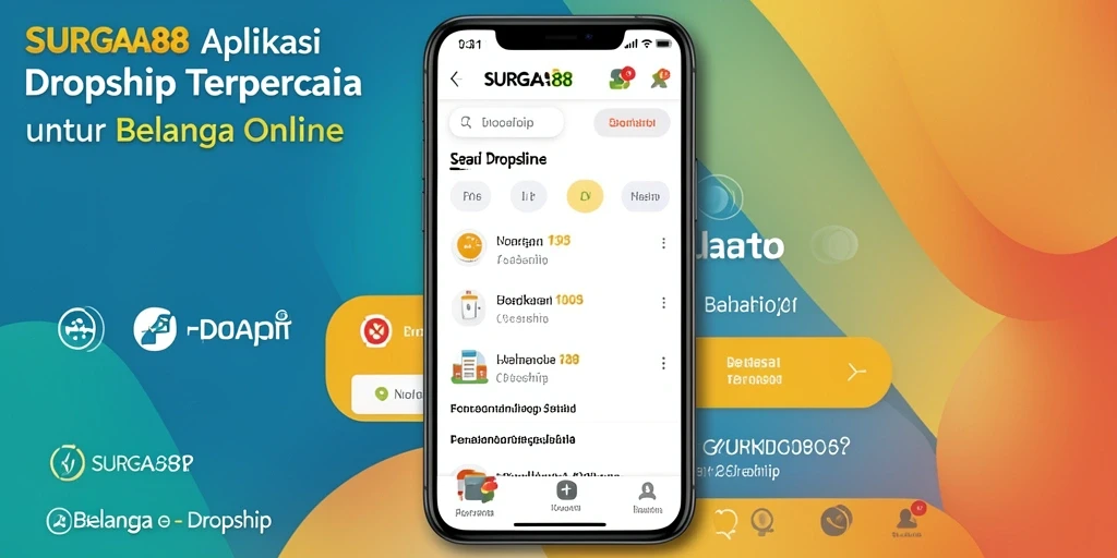Tampilan antarmuka aplikasi SURGA88 yang memudahkan pengguna dalam berbelanja.