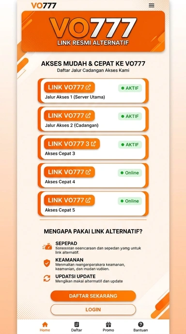 Jalur Cadangan Aman untuk Akses vo777 Anda