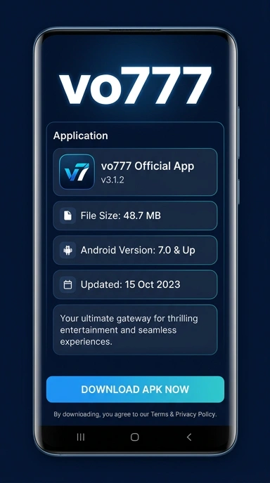 Panduan Unduh dan Instal APK vo777 Terbaru