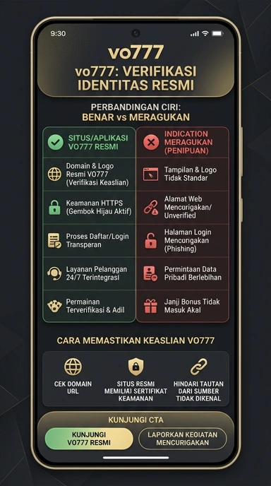 Kanal Resmi APK vo777 untuk Pengguna Android